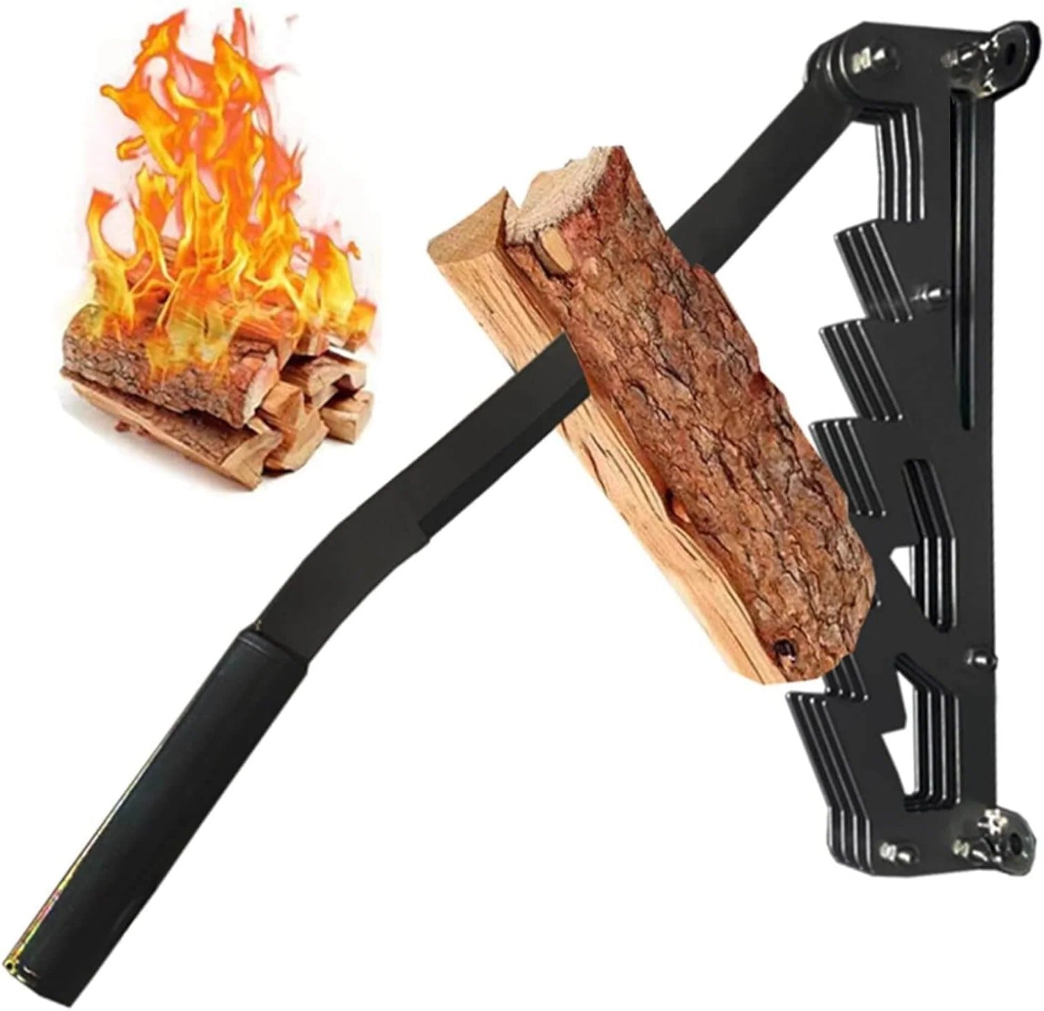 Wall Mounted Firewood Kindling Splitter - TRENDVYO