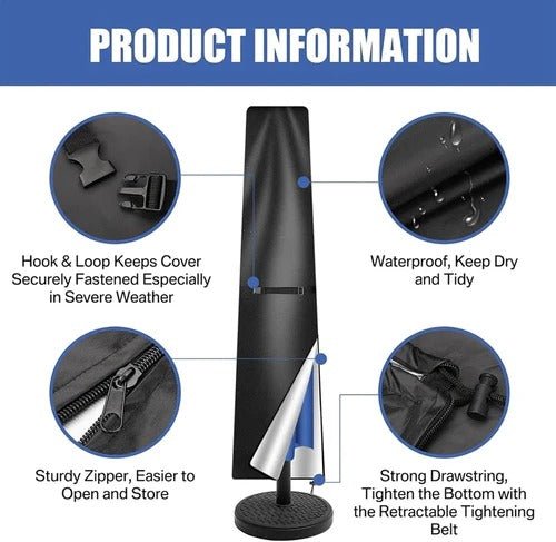 Waterproof Outdoor Parasol Cover - TRENDVYO