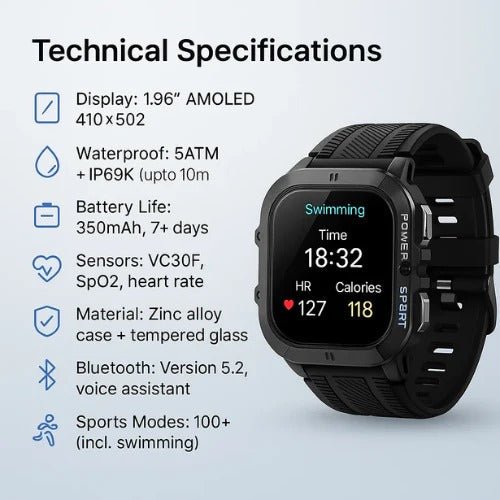 Waterproof Sports Watch - TRENDVYO