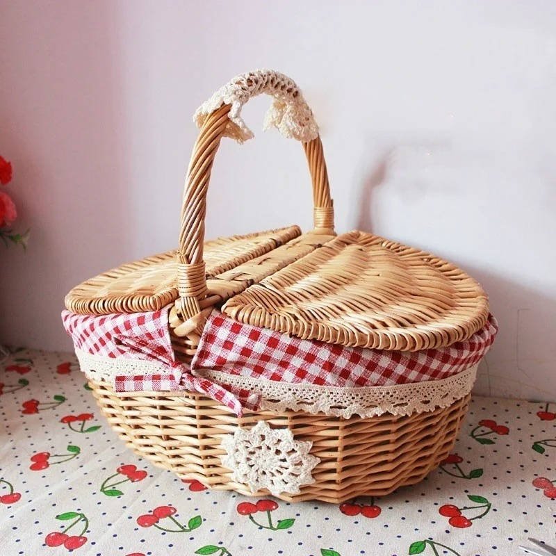 Wicker Picnic Baskets - TRENDVYO