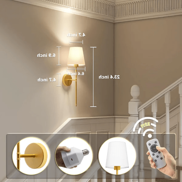 Wireless Wall Sconce - TRENDVYO