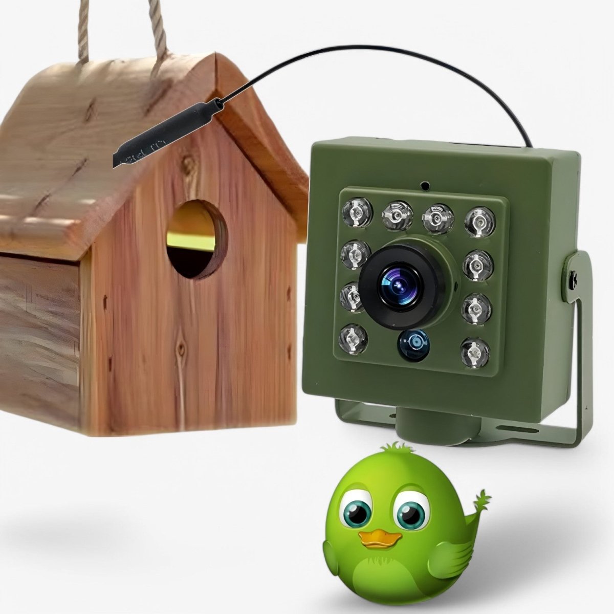 1080p HD weatherproof wildlife camera with night vision, motion detection, and remote access - TRENDVYO