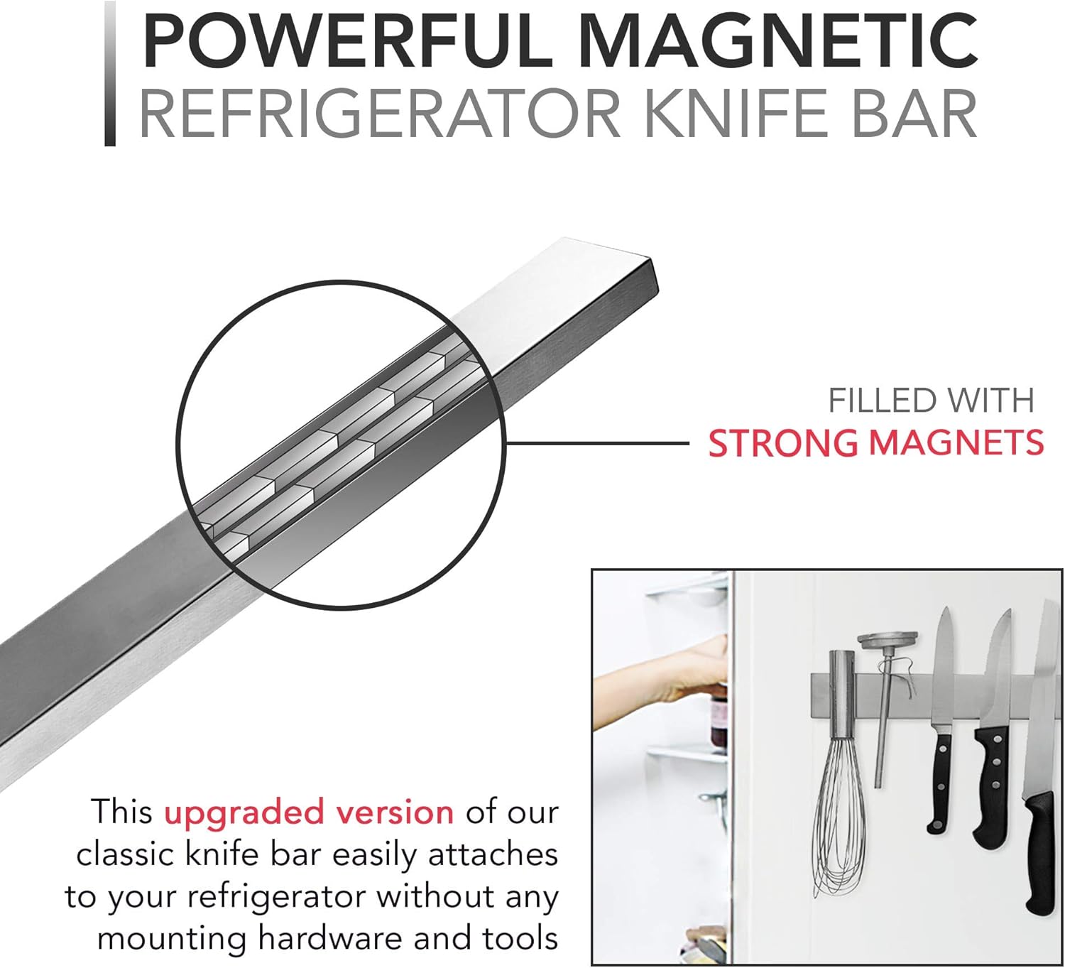 14 Inch Magnetic Knife And Tools Holder - TRENDVYO