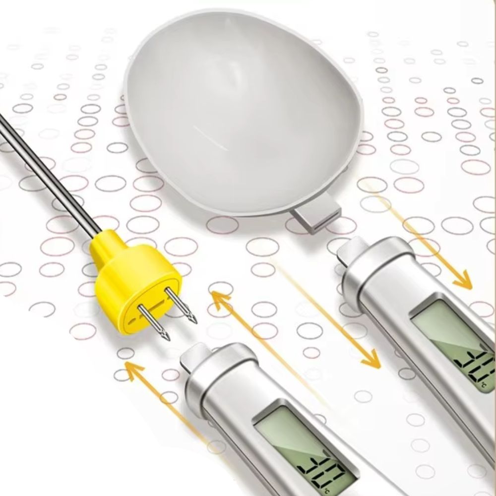 2-in-1 Digital Mini Spoon Scale & Food Thermometer - TRENDVYO
