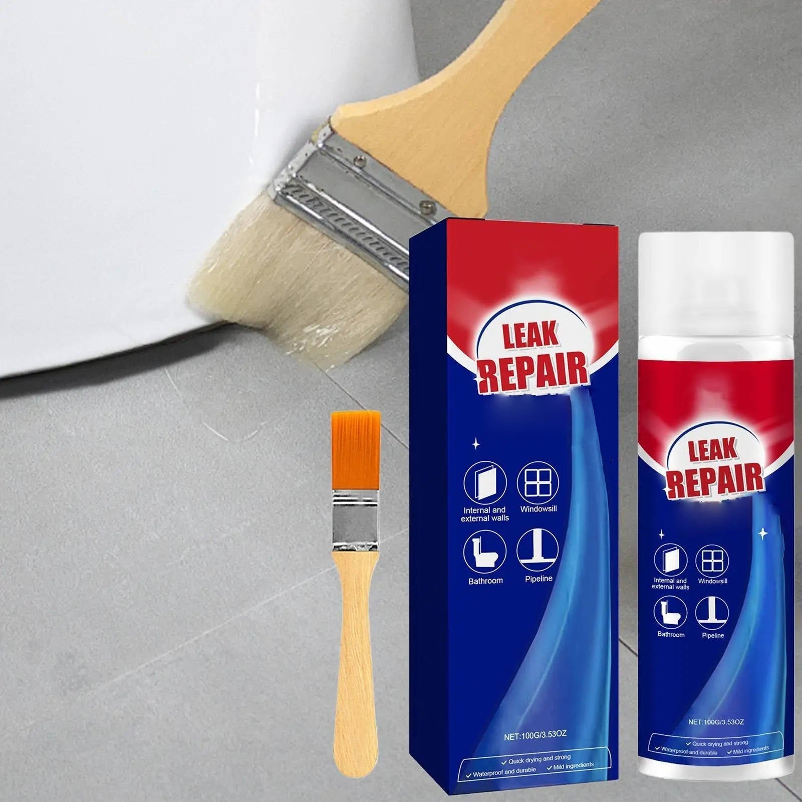 2 Set Leak Repair Waterproof Sealant Spray All Purpose - TRENDVYO