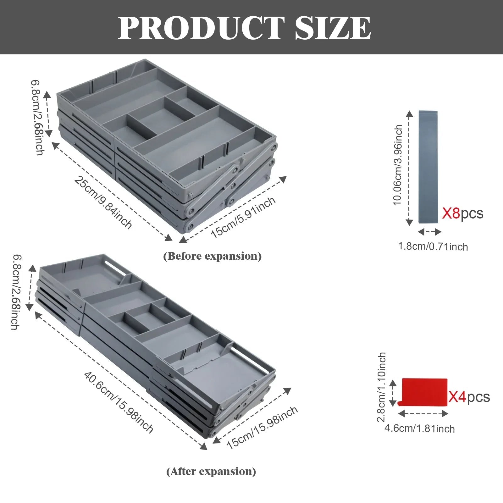 3-Tier Drawer Organizer - TRENDVYO