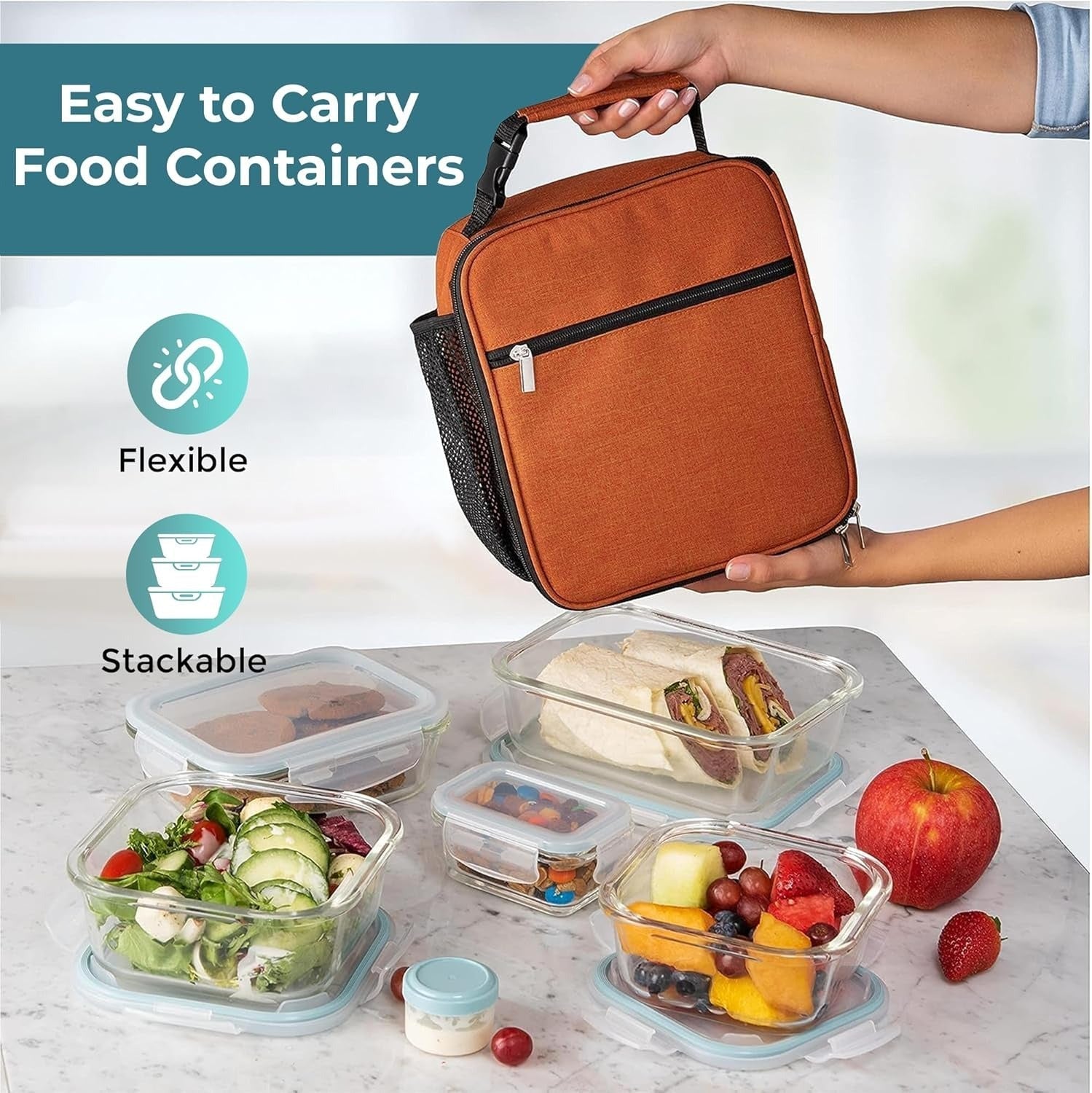 35-piece food storage container set - TRENDVYO