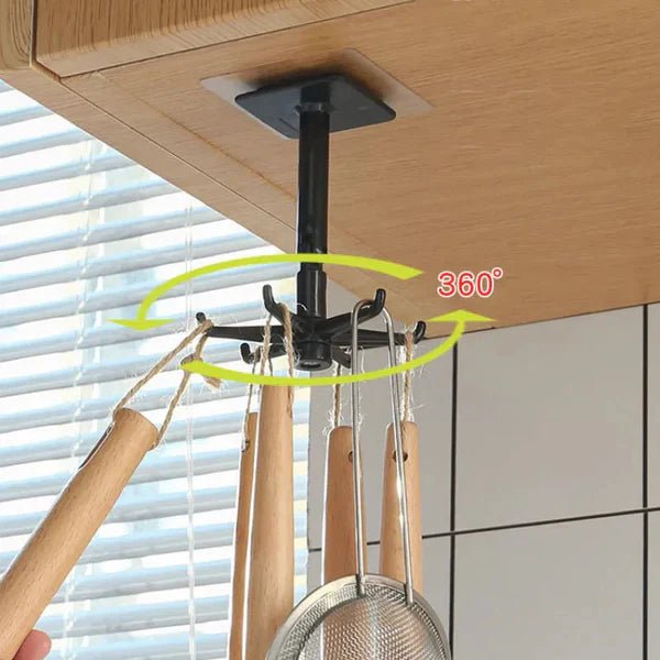 360° Rotating Self-Adhesive Utility Hook - TRENDVYO