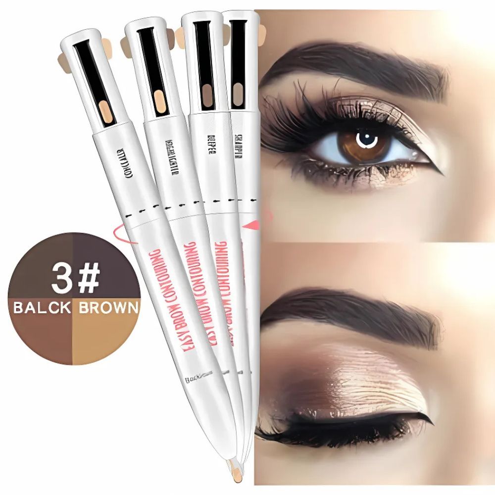 4-in-1 Eyebrow Pen - Shape, Fill, Conceal & Highlight - TRENDVYO