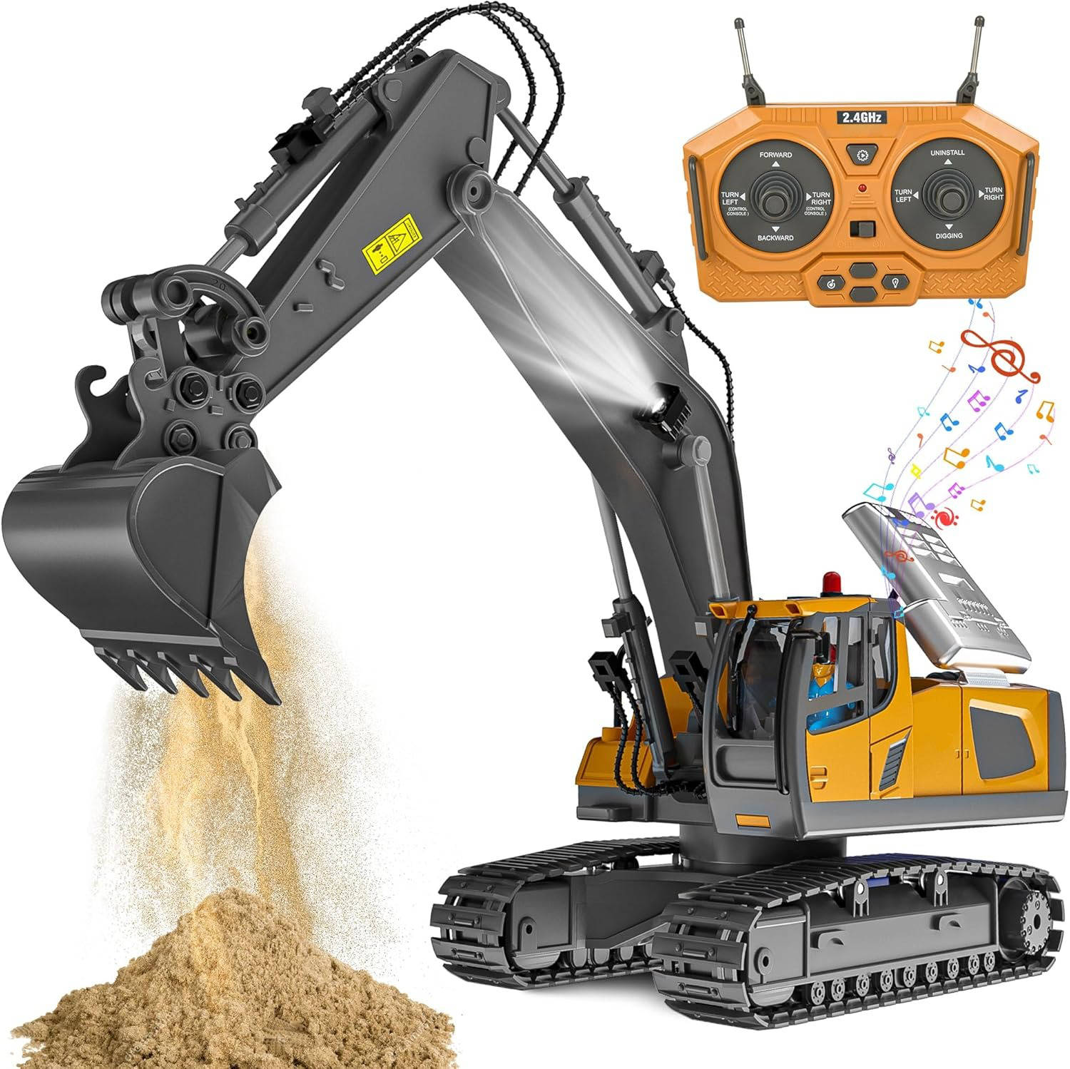 4WD Remote Control Excavator Bulldozer Dump - TRENDVYO