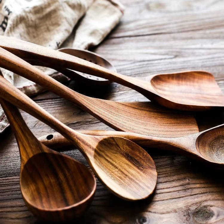 6pcs Wooden Utensils Set - TRENDVYO