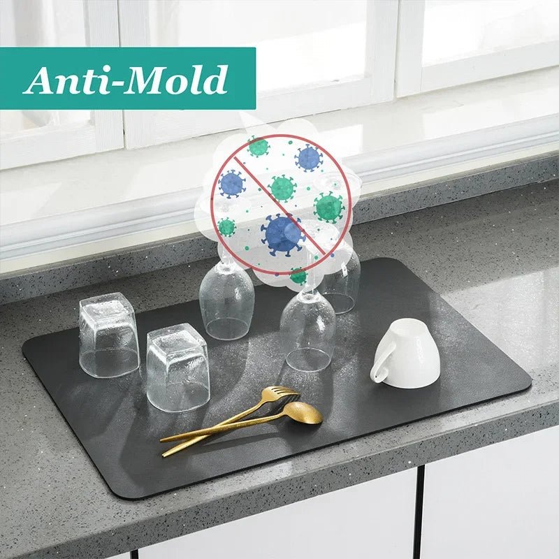 Absorbent Dish Drying Mat (30x40cm) - TRENDVYO