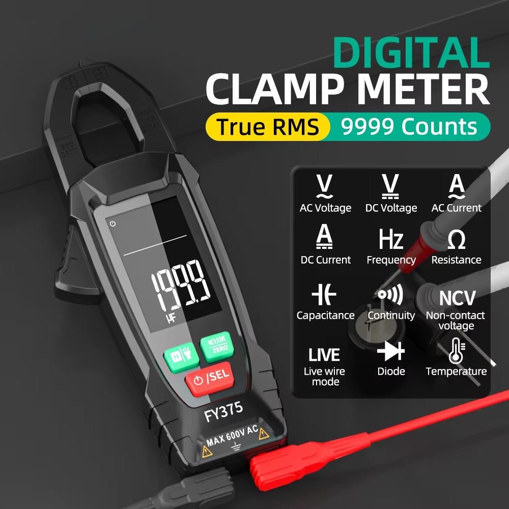 AC DC Clamp Electric Meter - TRENDVYO