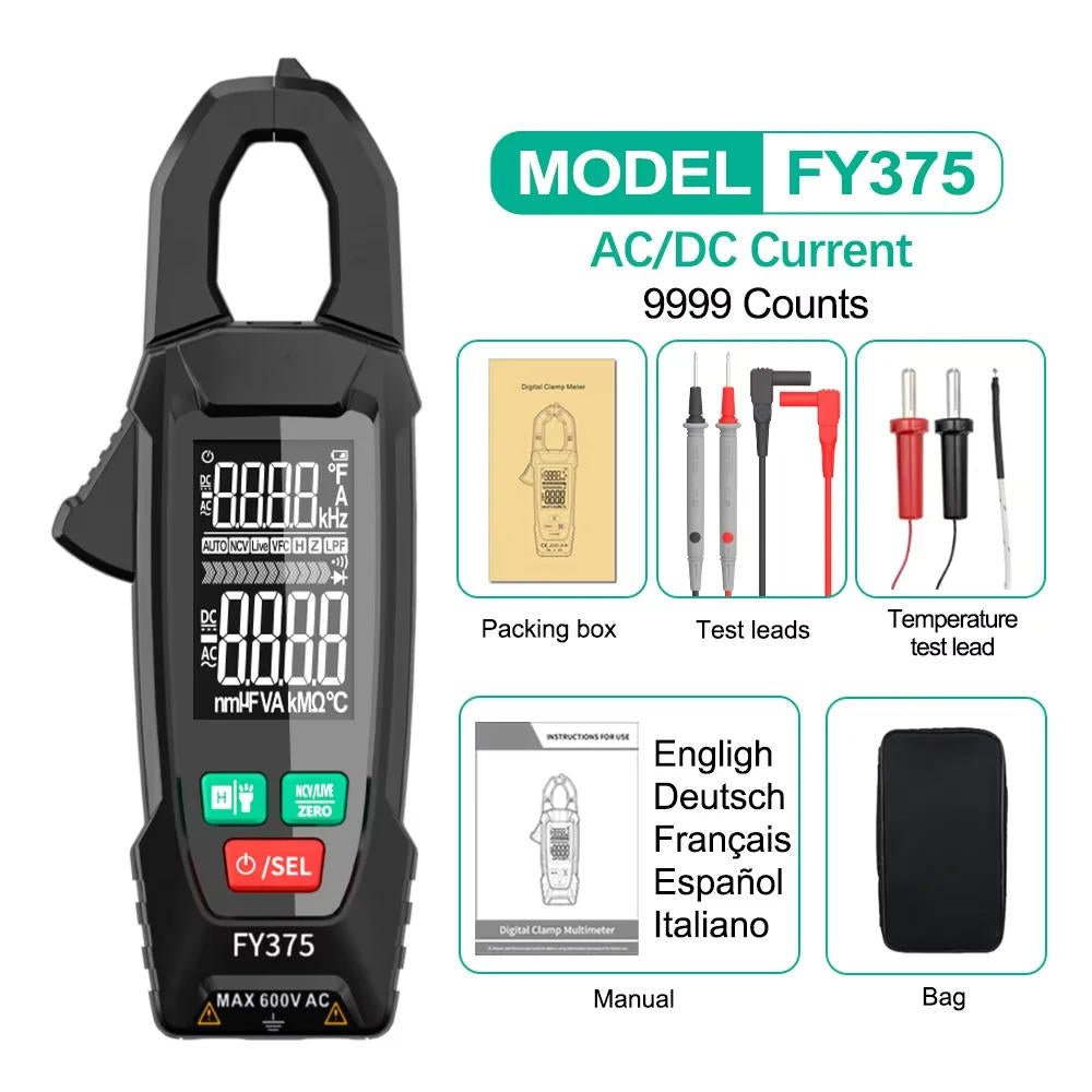 AC DC Clamp Electric Meter - TRENDVYO