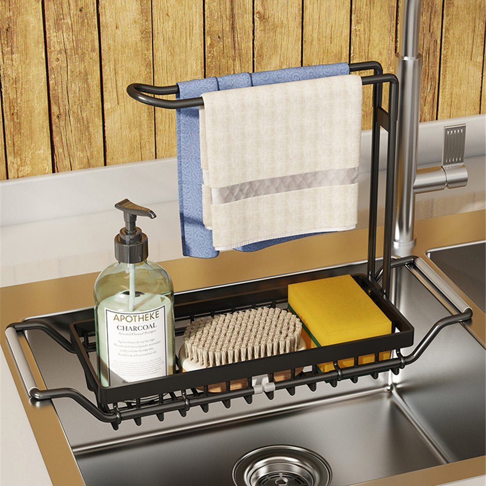 Adjustable Storage Shelf For The Sink - TRENDVYO