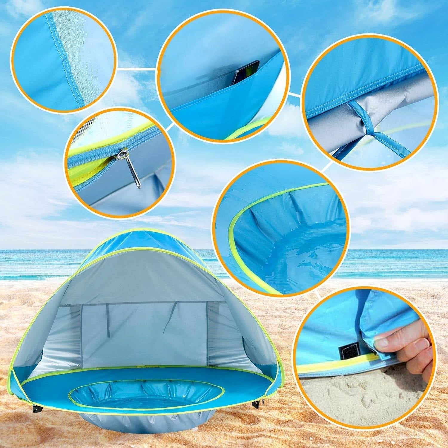 Baby Beach Tent UV Protection - TRENDVYO