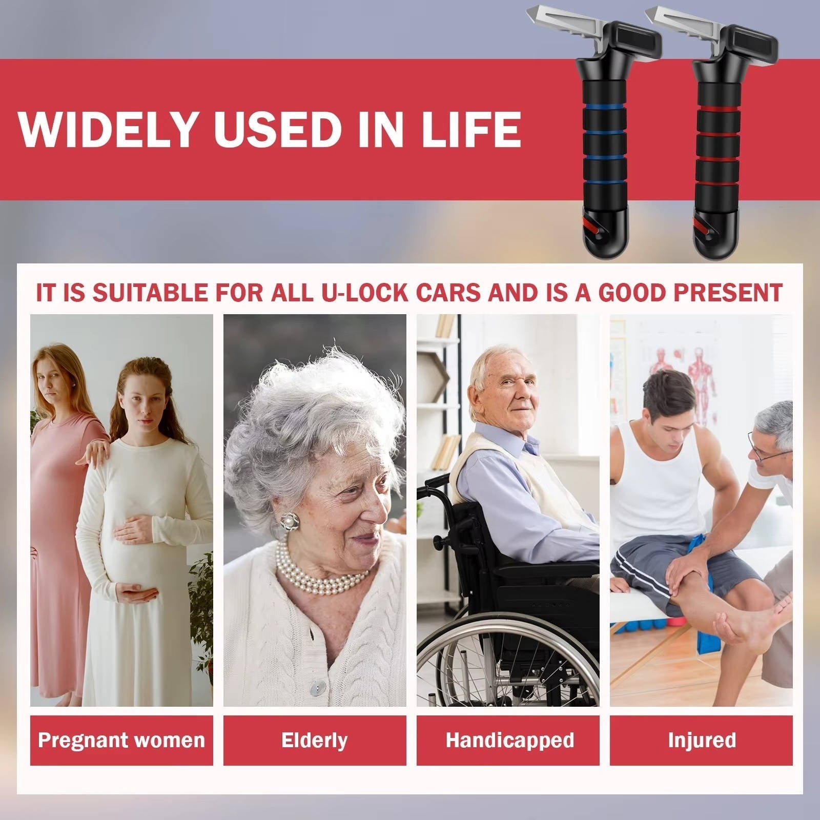 Car Assist Handle for Elderly- 2 Pack - TRENDVYO