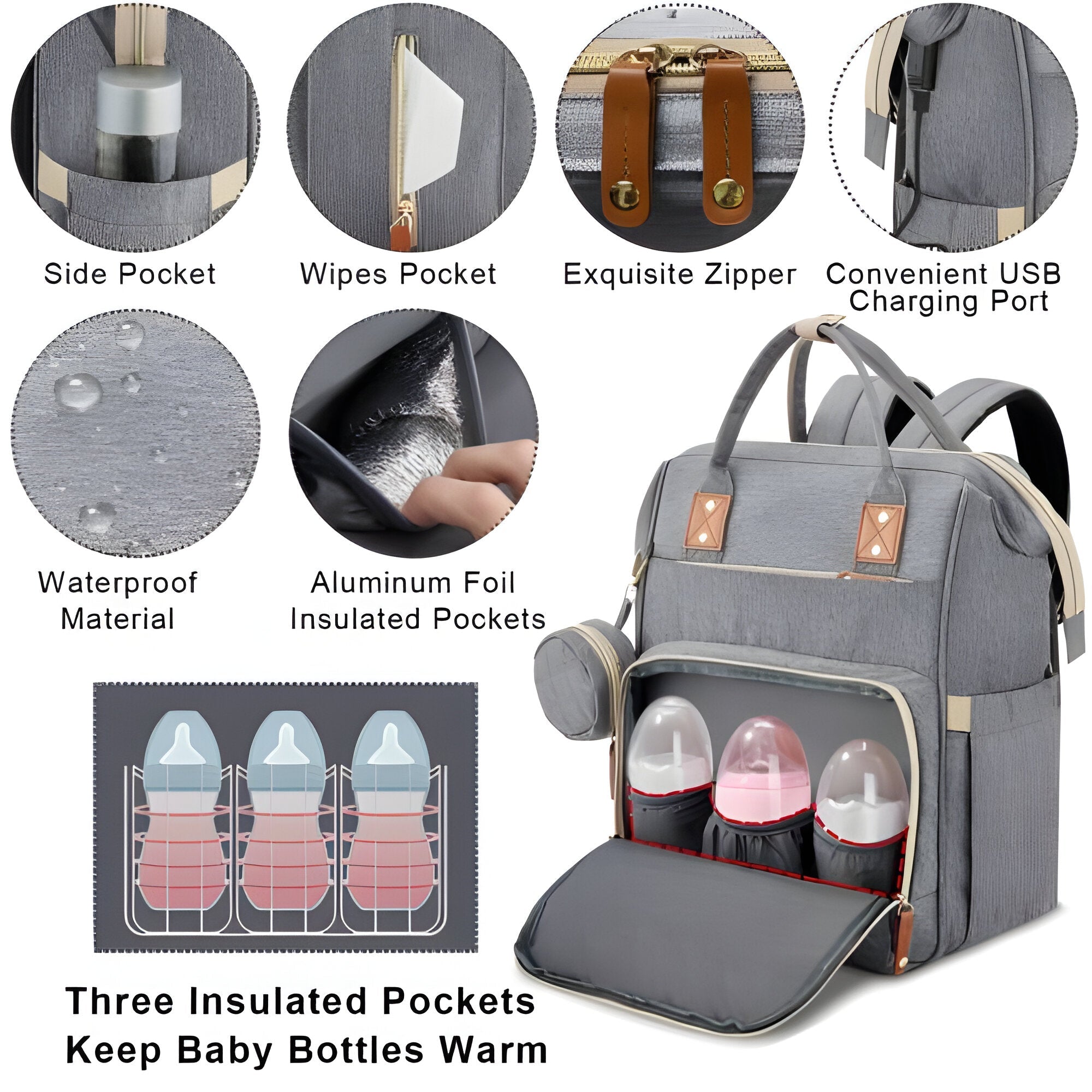 Changing bag - Travelling baby cot - TRENDVYO