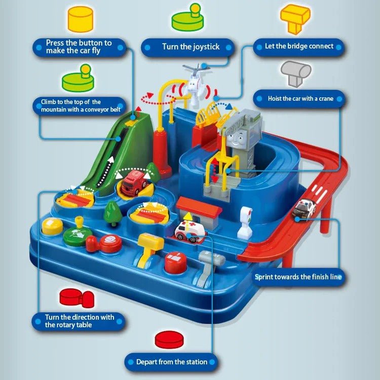 Children’s Mechanical Vehicle Track Game - TRENDVYO