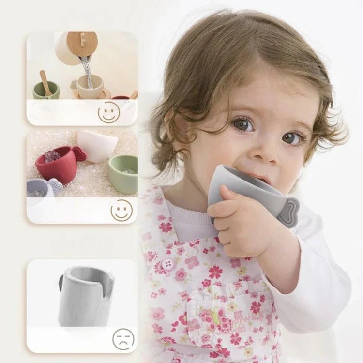 Children’s Pretend Afternoon Tea Set With Tray - TRENDVYO