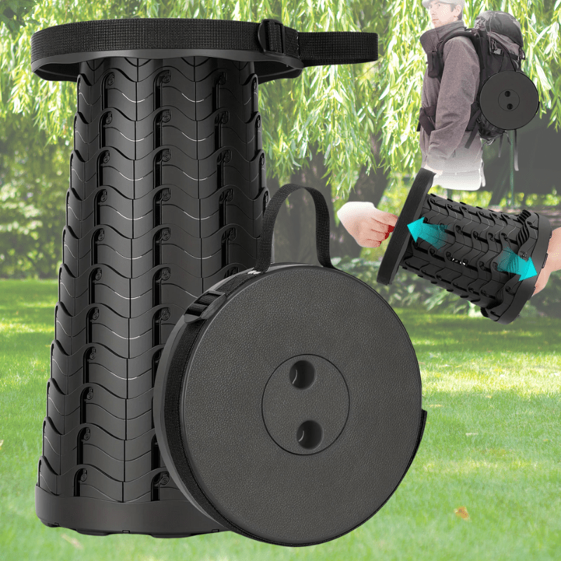 Collapsible Folding Telescopic Stool - TRENDVYO