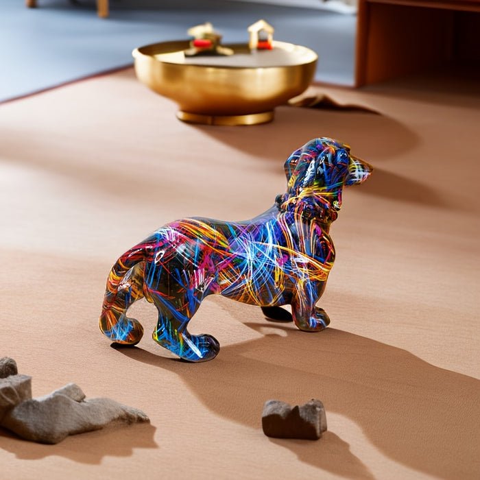 Colorful Dachshund Statue - TRENDVYO