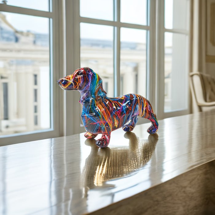 Colorful Dachshund Statue - TRENDVYO