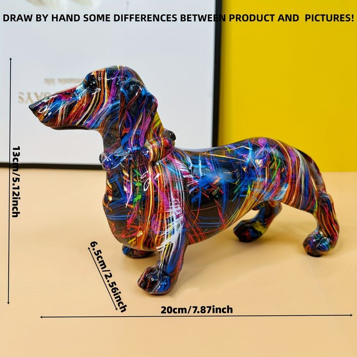 Colorful Dachshund Statue - TRENDVYO