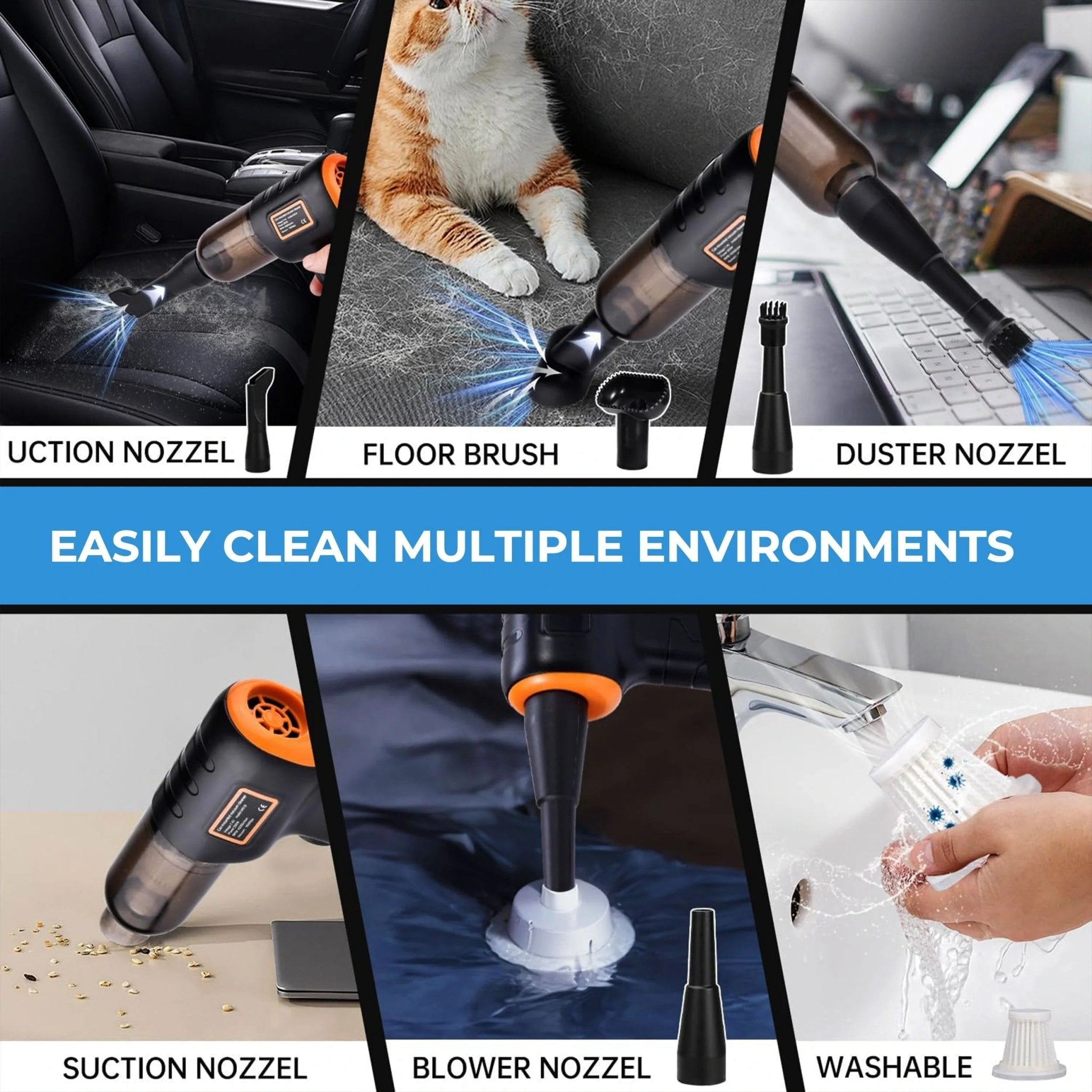 Cordless Car Vacuum Cleaner - TRENDVYO