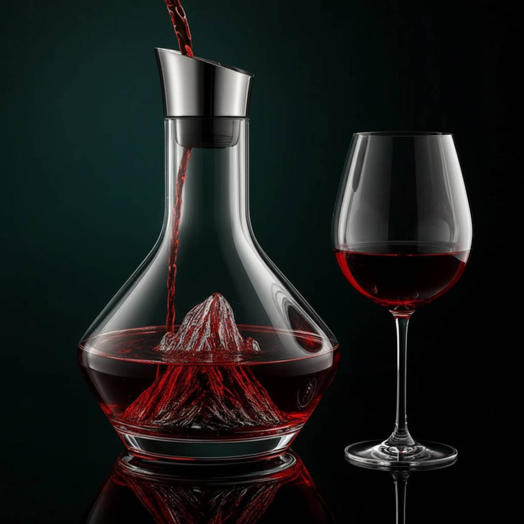 Crystal Glass Wine Decanter Aerator Carafe - TRENDVYO