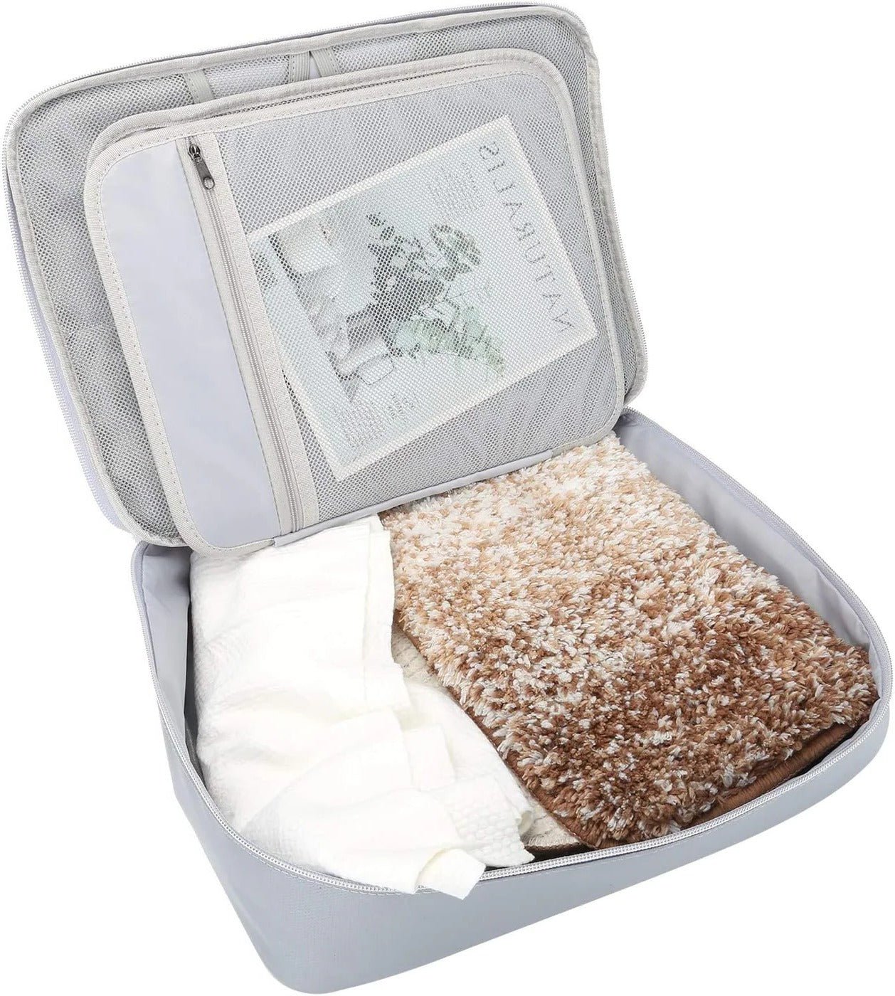 Document Organizer - Multi-Layer Safety Bag with Zipper for Cards, Files, and Travel Storage - TRENDVYO