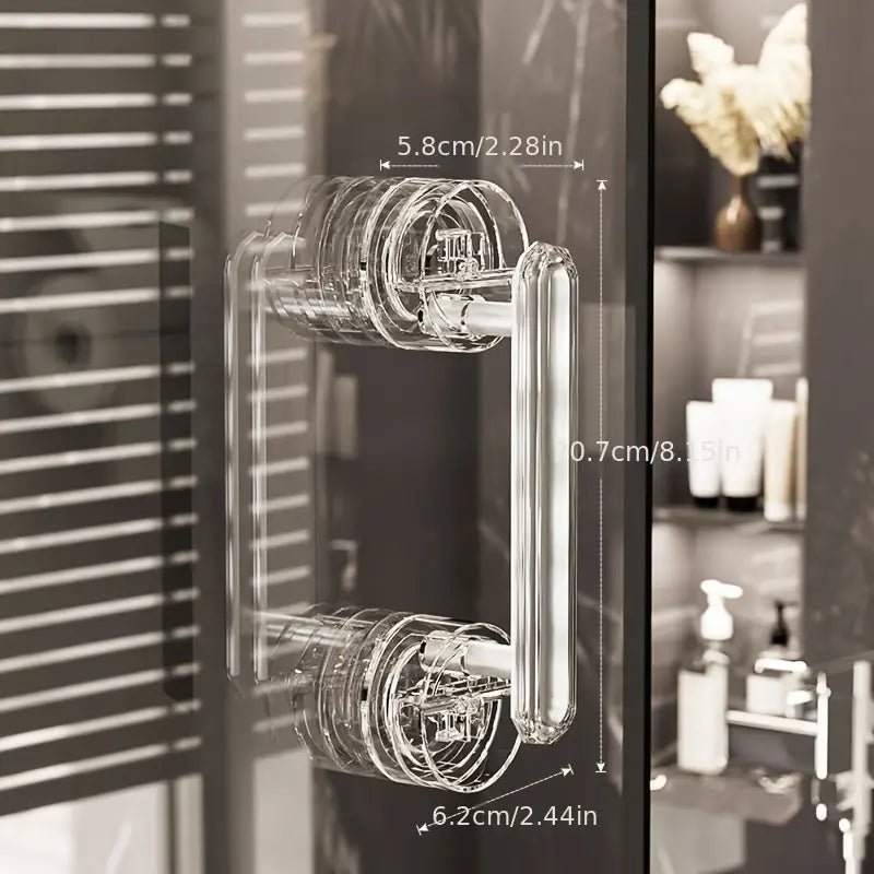 Door Handle With Suction Cup For Practical Handling - TRENDVYO