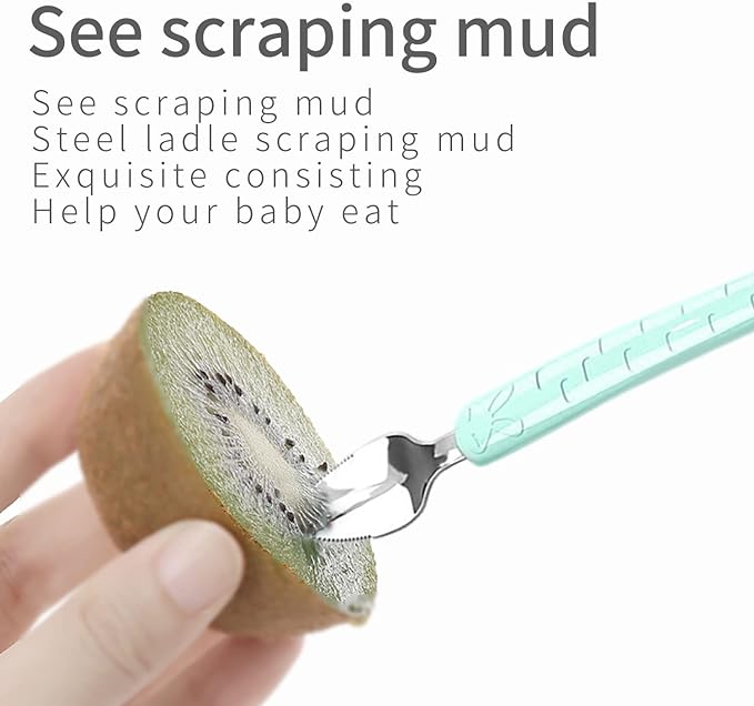 Double Head Baby Silicone Food Spoon - TRENDVYO