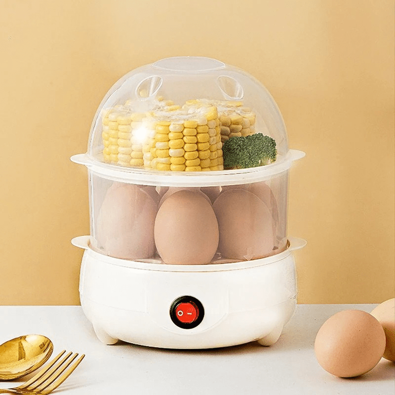 Double Layer Multifunctional Electric Egg Cooker - TRENDVYO