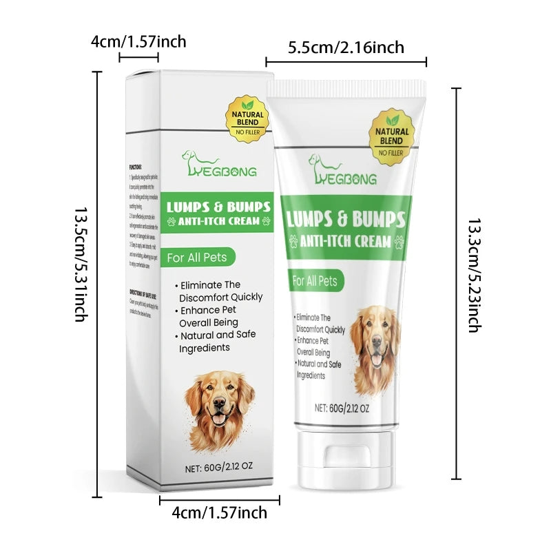 60g Anti-Itch Cream for Dogs and Cats