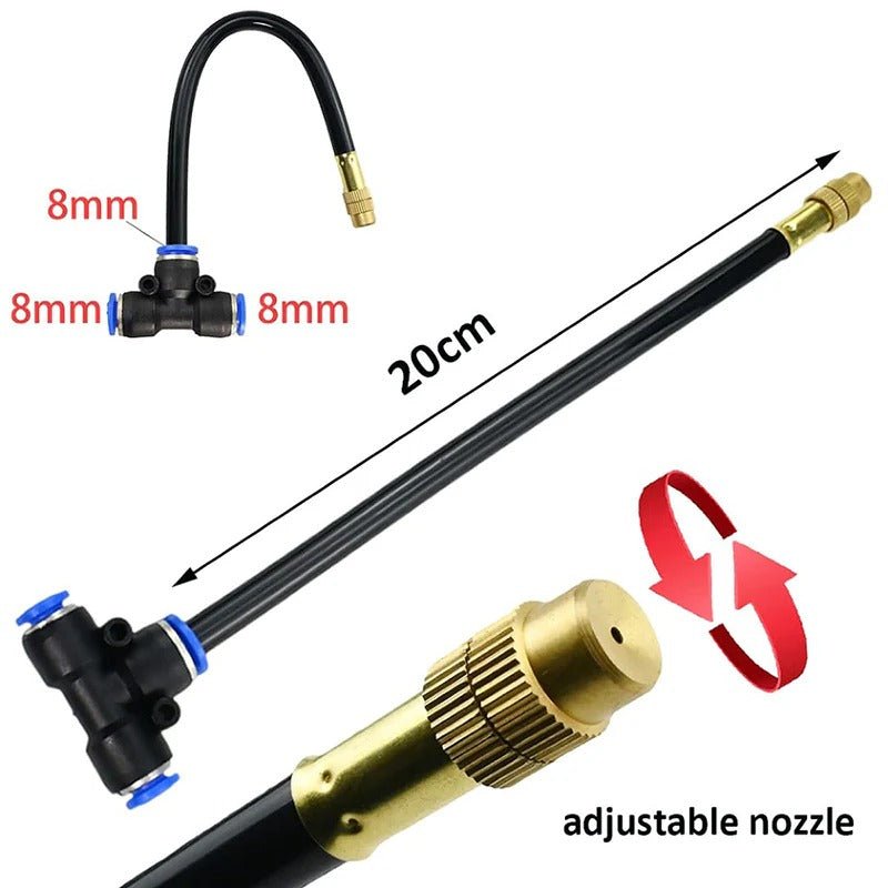 Drip Irrigation Kit with 360 degree Flexible Hose - TRENDVYO