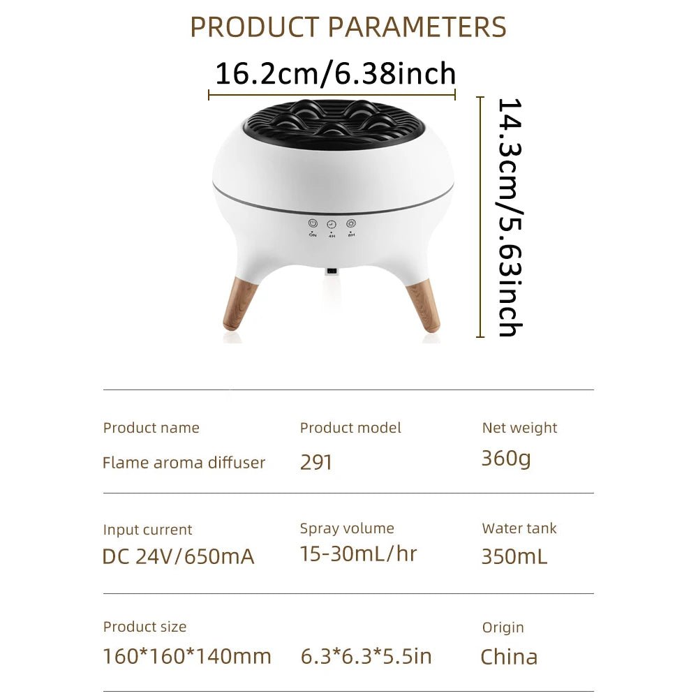 Dynamic Jellyfish Flame Aroma Diffuser - TRENDVYO
