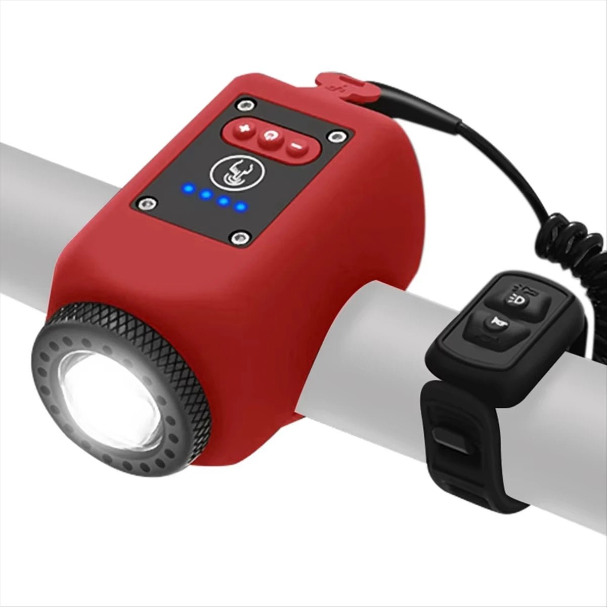 Electric Bike Horn and Front Light - TRENDVYO