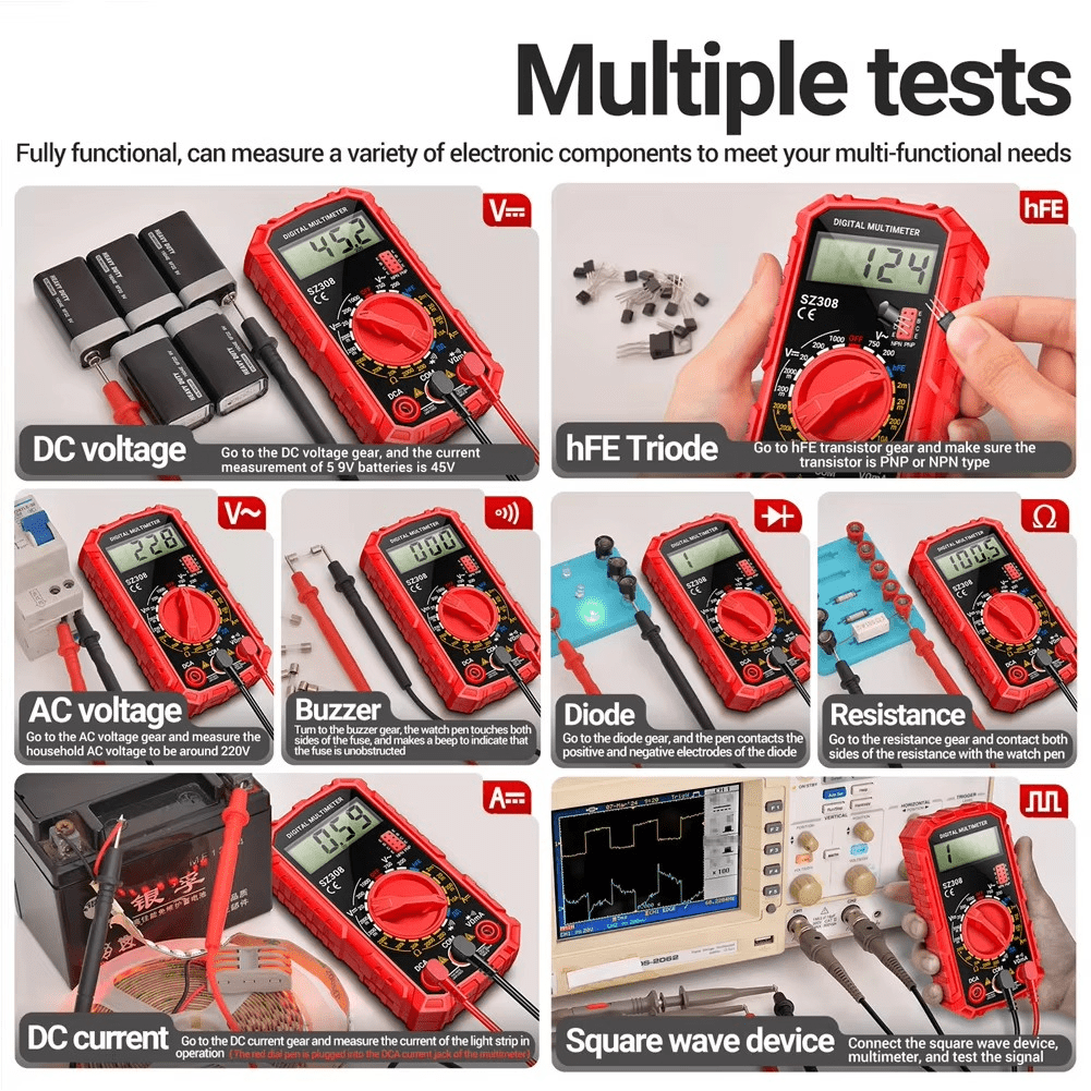 Electrical Test Kit With Digital Multimeter - TRENDVYO