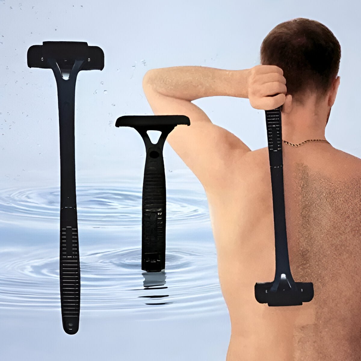 Extended-Reach Back Shaver for Men - TRENDVYO