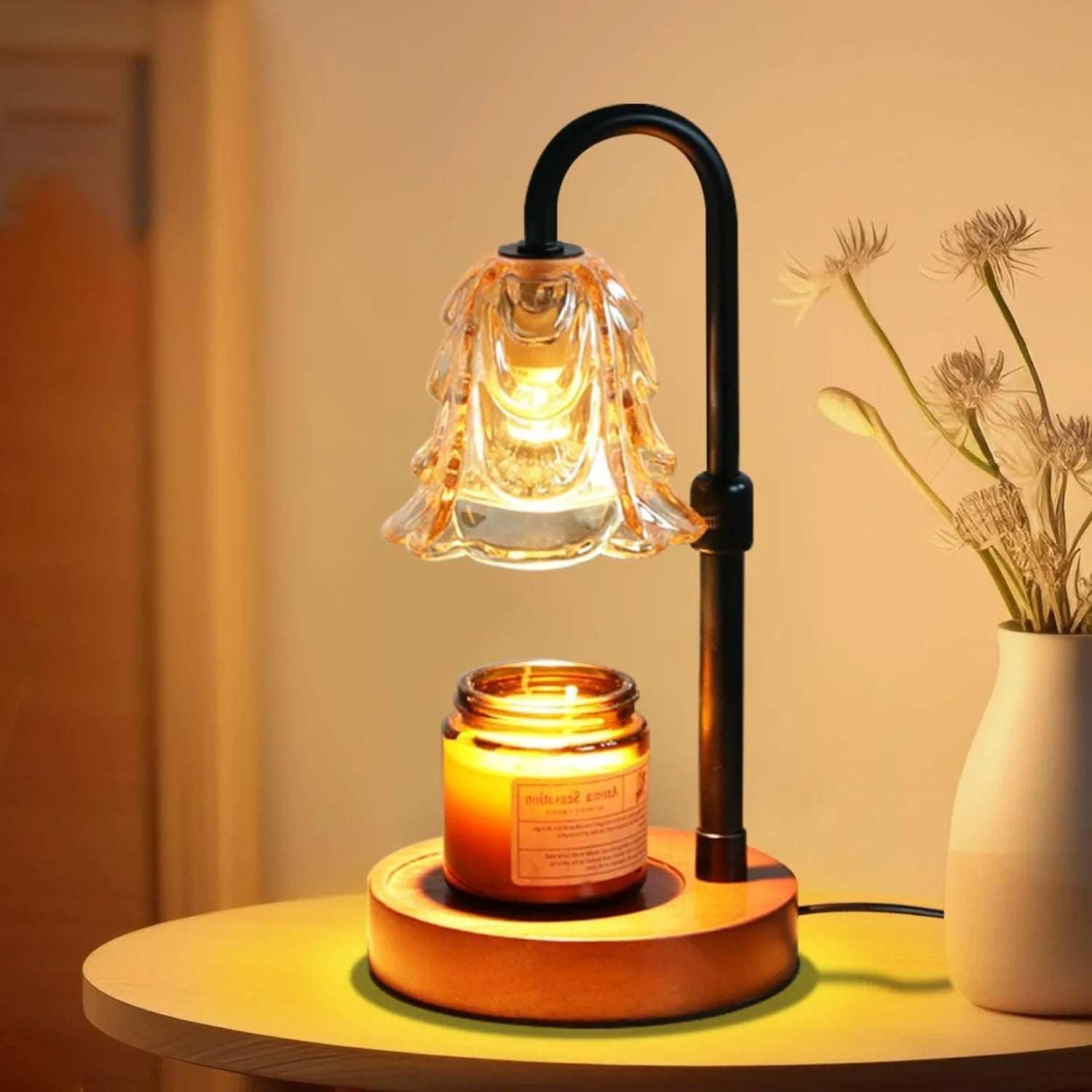 Flower Dimmable Candle Warmer Lamp - TRENDVYO