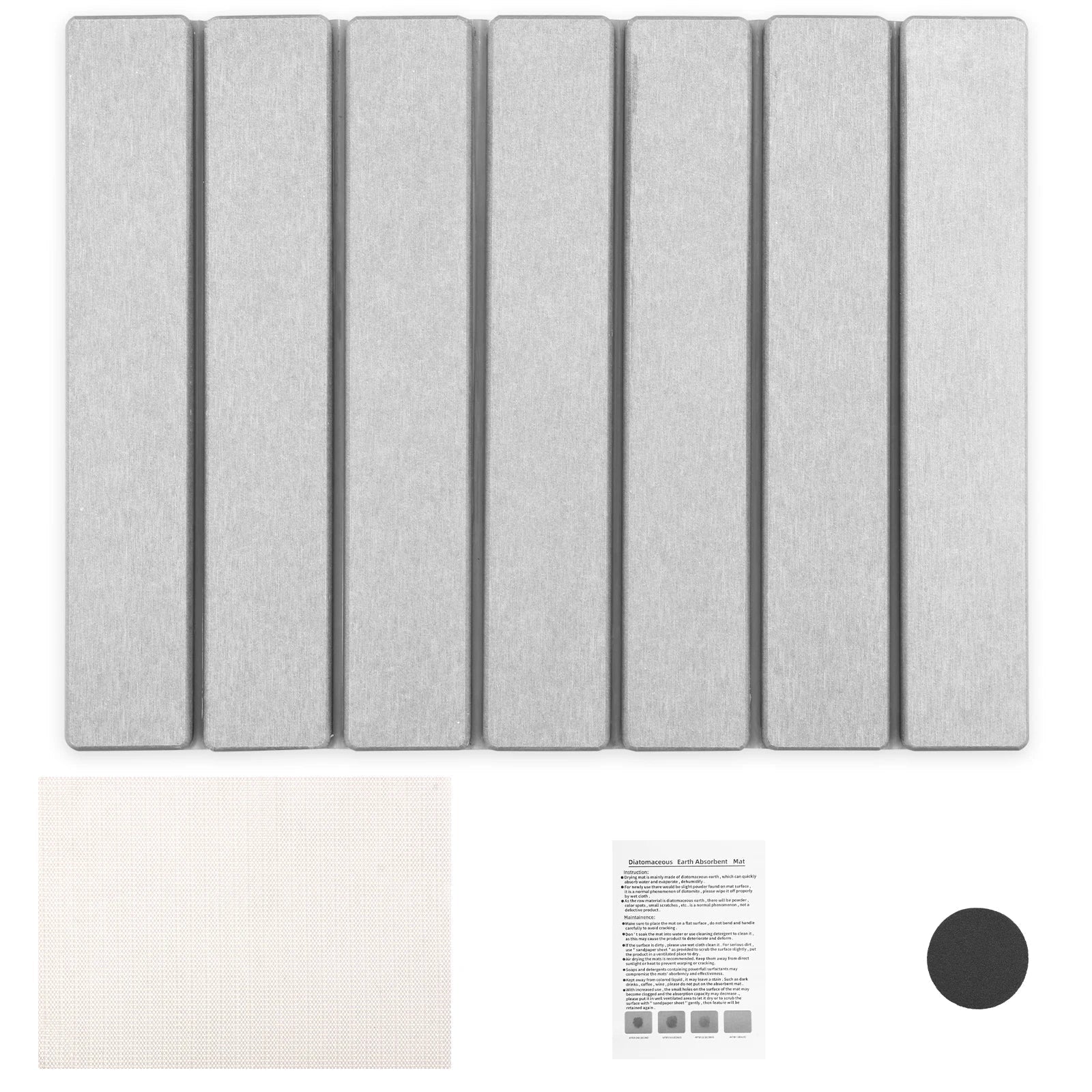 Foldable Diatomite Stone Dish Drying Mat - TRENDVYO