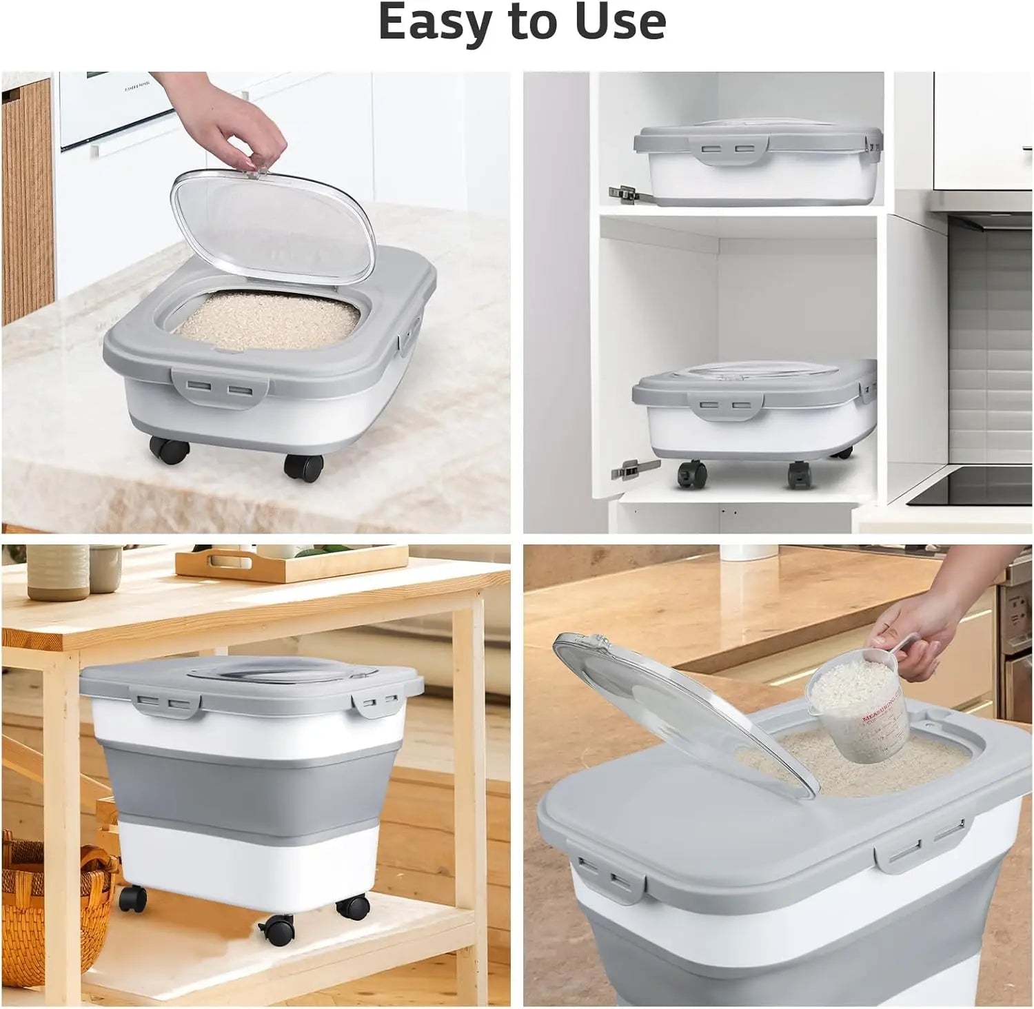 Foldable Large Capacity Food Storage - TRENDVYO
