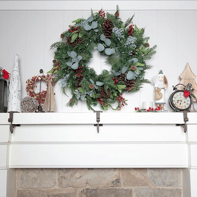 Garland Christmas Stocking Holders for Mantle - TRENDVYO