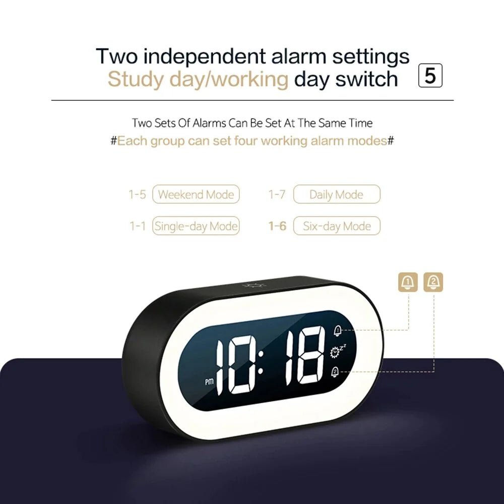 Gentle Light Alarm Clock - TRENDVYO