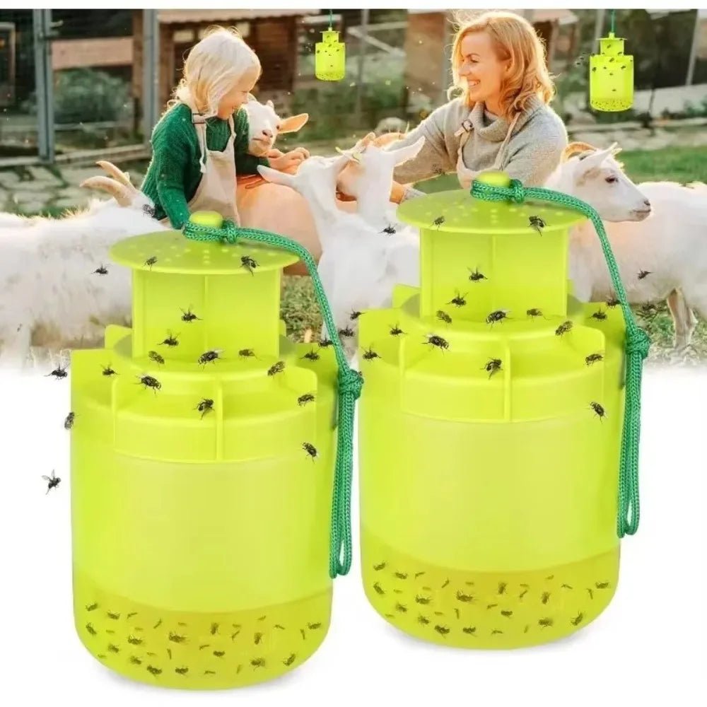 Heavy-Duty Reusable Outdoor Fly Trap - TRENDVYO