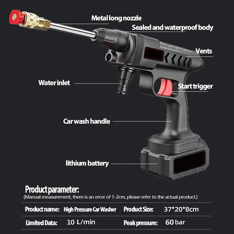 High Pressure Water Gun For Car Wash - TRENDVYO