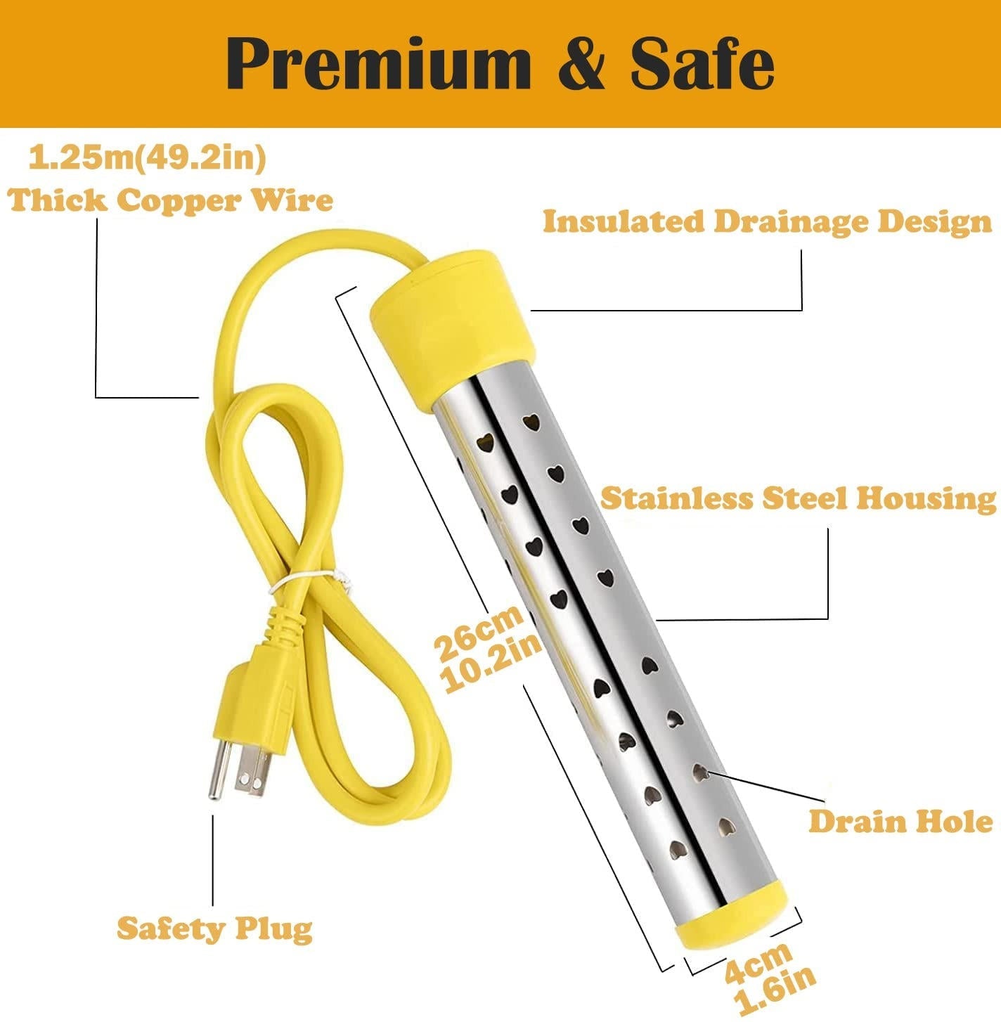 Immersion Water Heater - TRENDVYO