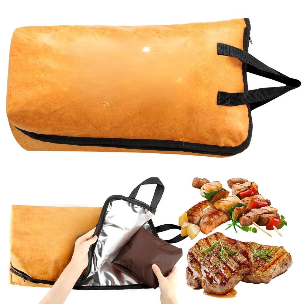 Insulated BBQ Meat Resting Blanket Bag with Handle - TRENDVYO