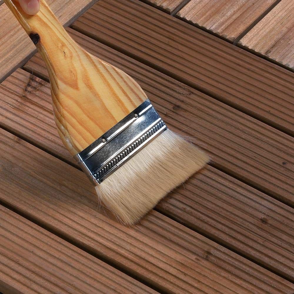 Interlocking Outdoor Patio Wood Flooring Deck Tiles 27Pcs - TRENDVYO